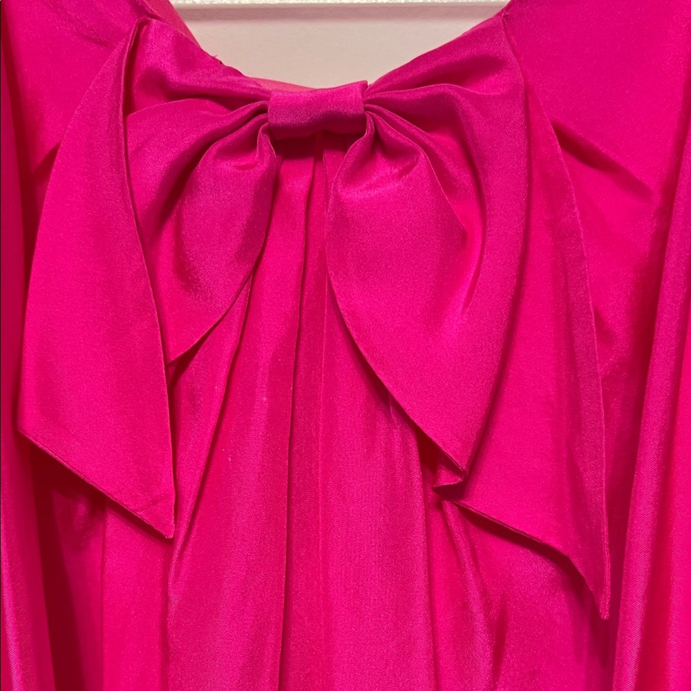 J. Crew Collection Electric Pink Camisole w/Bow NWOT - XL